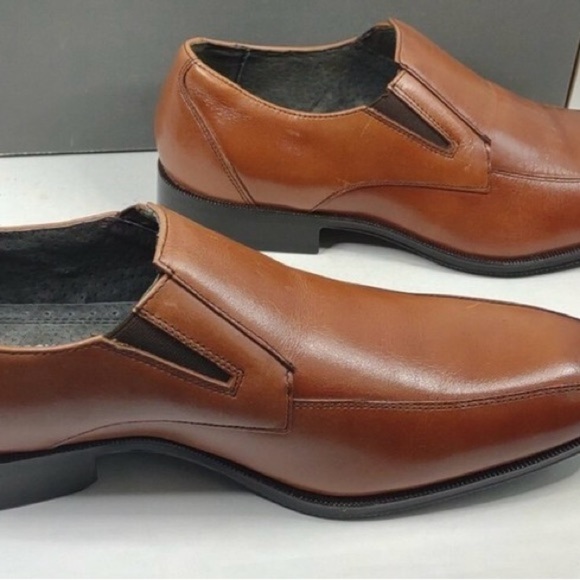 Stacy Adams Men's Fairchild Slip On 10.5 m Scotch Leather Shoes G9 - Picture 6 of 10